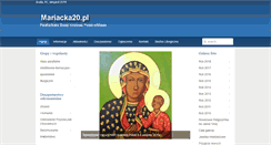 Desktop Screenshot of mariacka20.pl