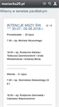 Mobile Screenshot of mariacka20.pl